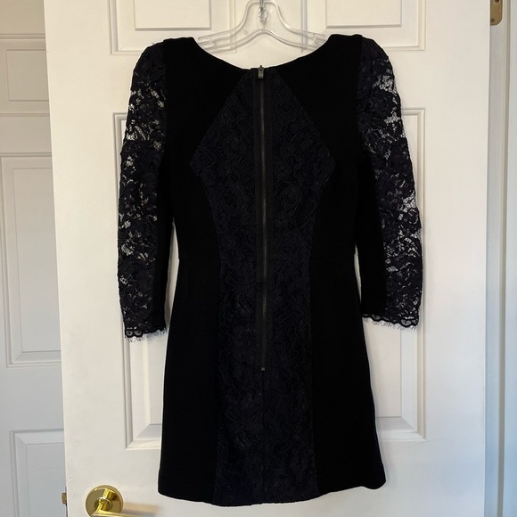 TIBI NYC Chantal Lace Dress 0 Black - Picture 7 of 14